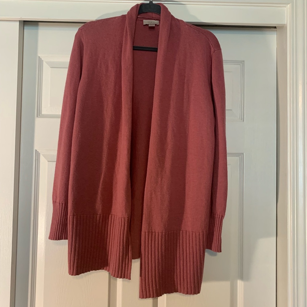 Dusty pink cardigan